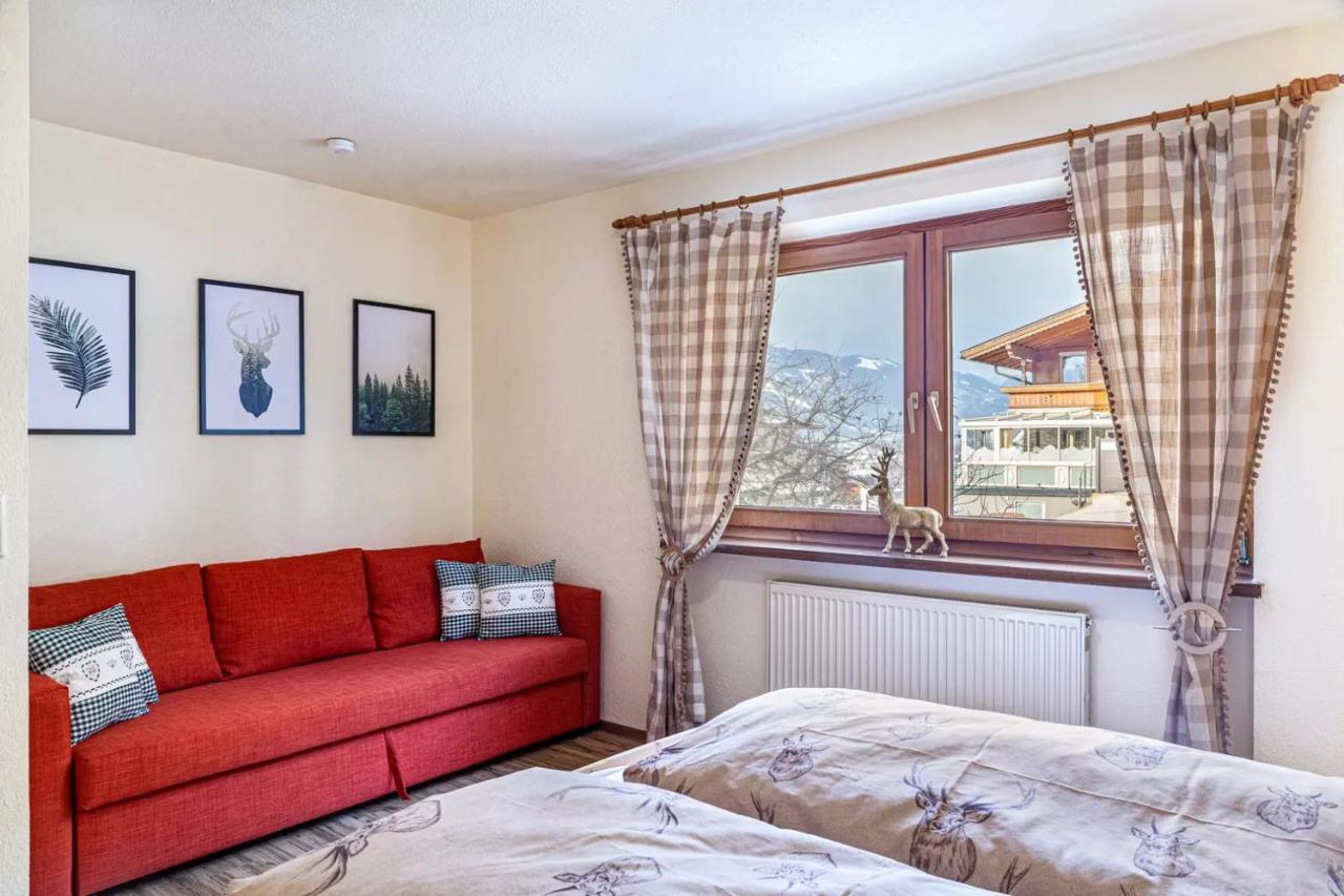 Ferienwohnung Platzhirsch Panorama View Balkon, Gartensauna, Garten, Grillplatz Stumm Bagian luar foto