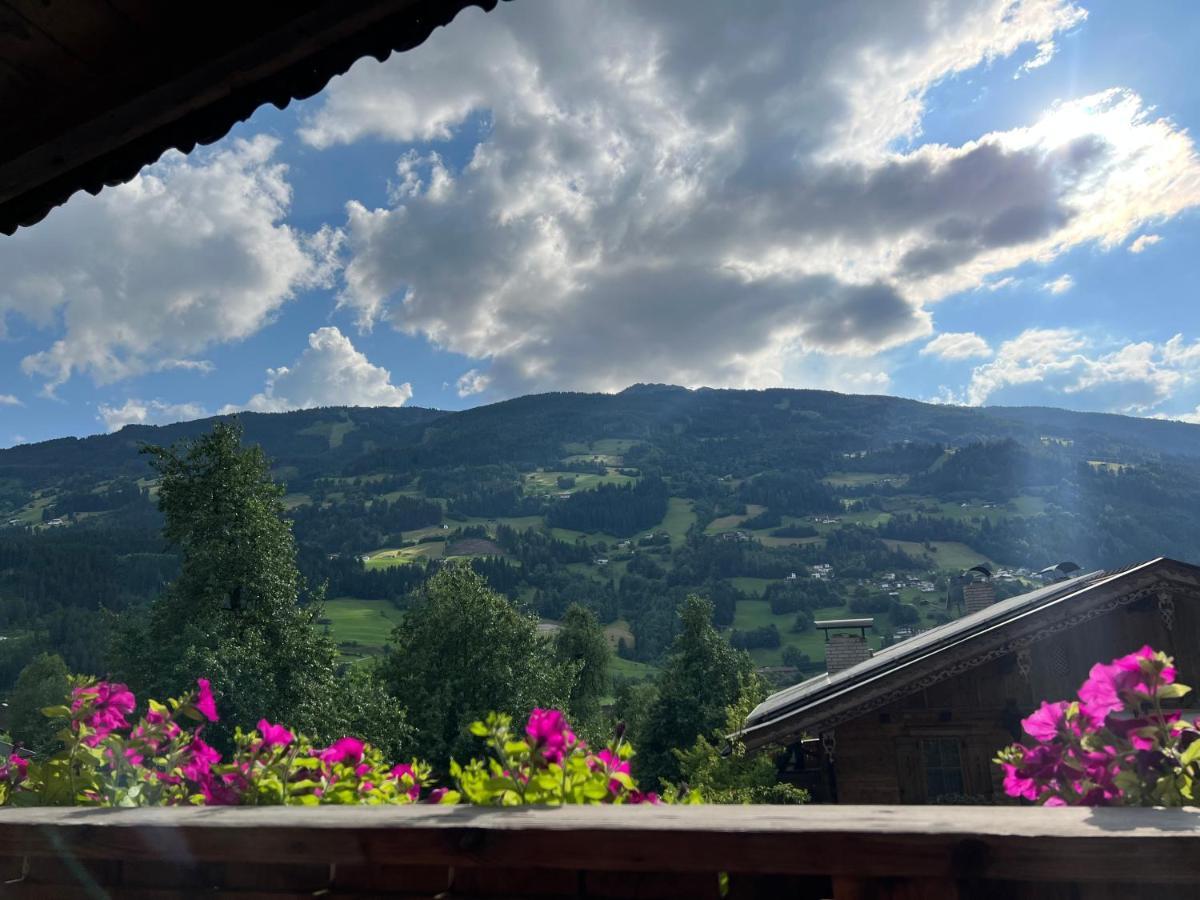 Ferienwohnung Platzhirsch Panorama View Balkon, Gartensauna, Garten, Grillplatz Stumm Bagian luar foto