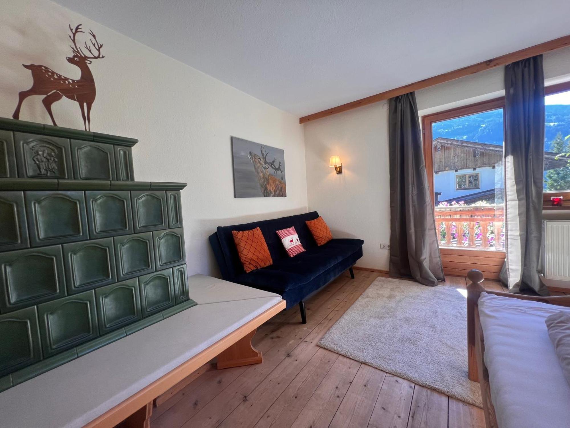 Ferienwohnung Platzhirsch Panorama View Balkon, Gartensauna, Garten, Grillplatz Stumm Bagian luar foto